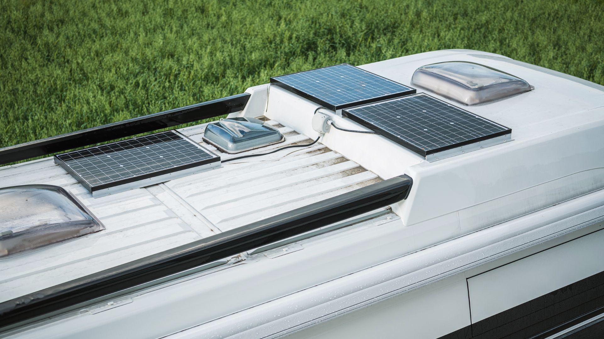 Solar panel campervan